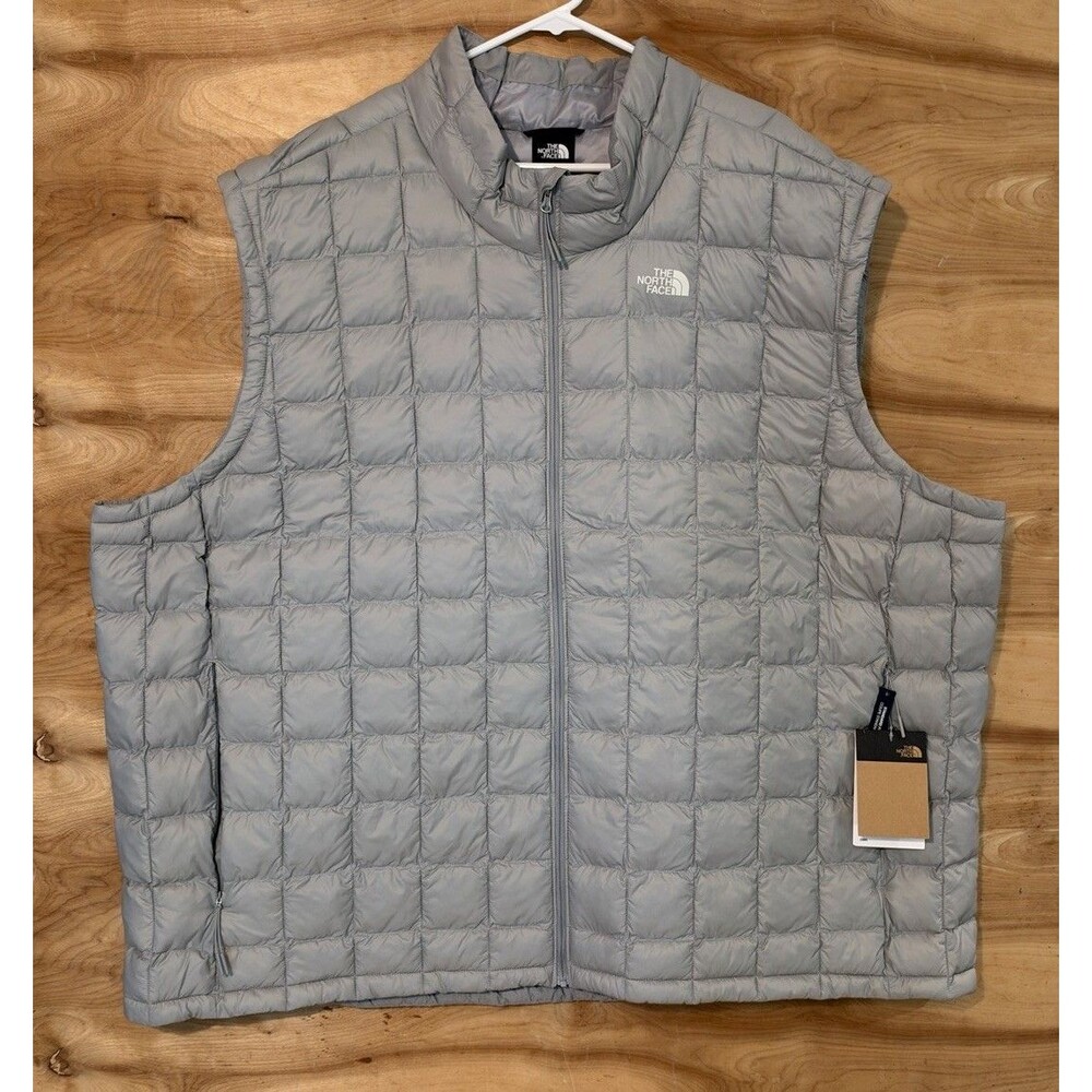 NWT The North Face Thermoball Eco Puffer Vest Mens 5X Grey Lightweight $180